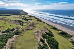 Bandon Dunes 4th Fairway Aerial